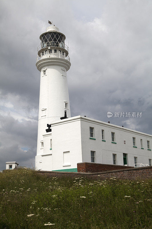 英格兰约克郡的Flamborough Head灯塔